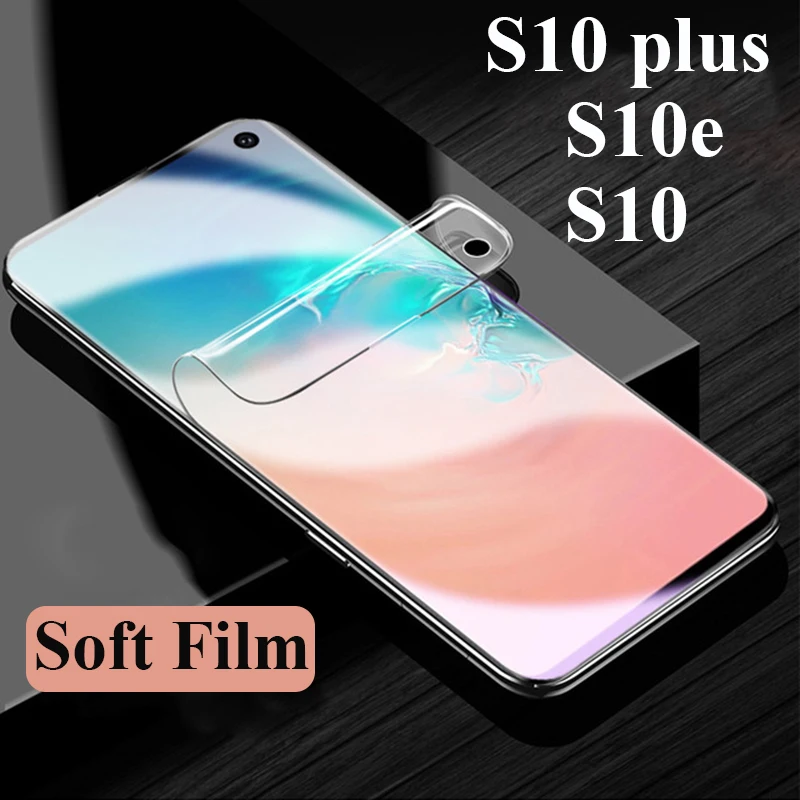 Защитная пленка для samsung s10 plus s10e galaxy s9 s10plus защитная s 10 9 10s из мягкого ТПУ galax