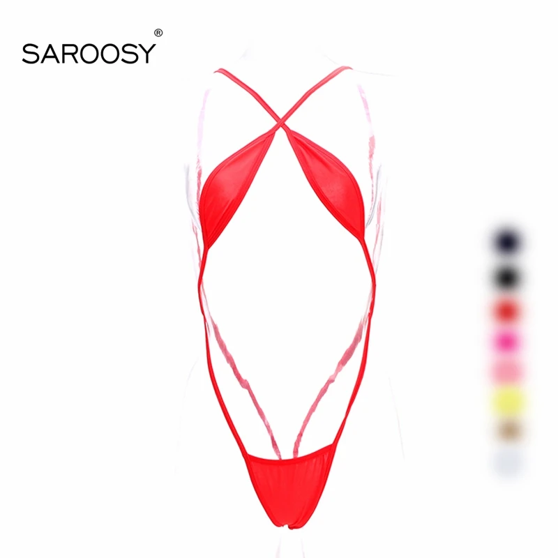 

SAROOSY 2017 New Top Plus Size Sexy Teddy for Women Transparent Open Bra Backless Sexy Lingerie Bodysuit Lenceria String Femme