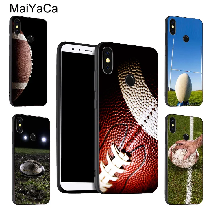 MaiYaCa كرة رجبي كيت فريق حقيبة لهاتف xiaomi الأحمر mi 5 زائد S2 6A ملاحظة 5 برو 7 5A 4X mi 8 6X a2 6 9 ماكس 3 2 mi x 2 s الغلاف الخلفي