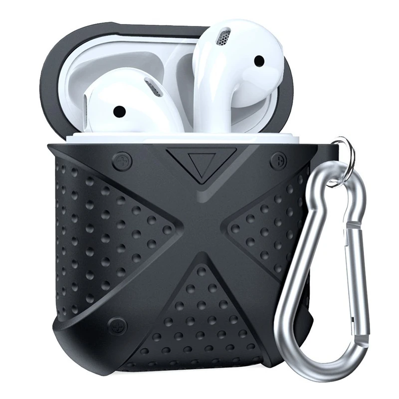 

Silicone Earphone Case Shock Proof Protector Sleeve Protective Shell Carrying Case For Apple AirPods Case Earphone Accessories
