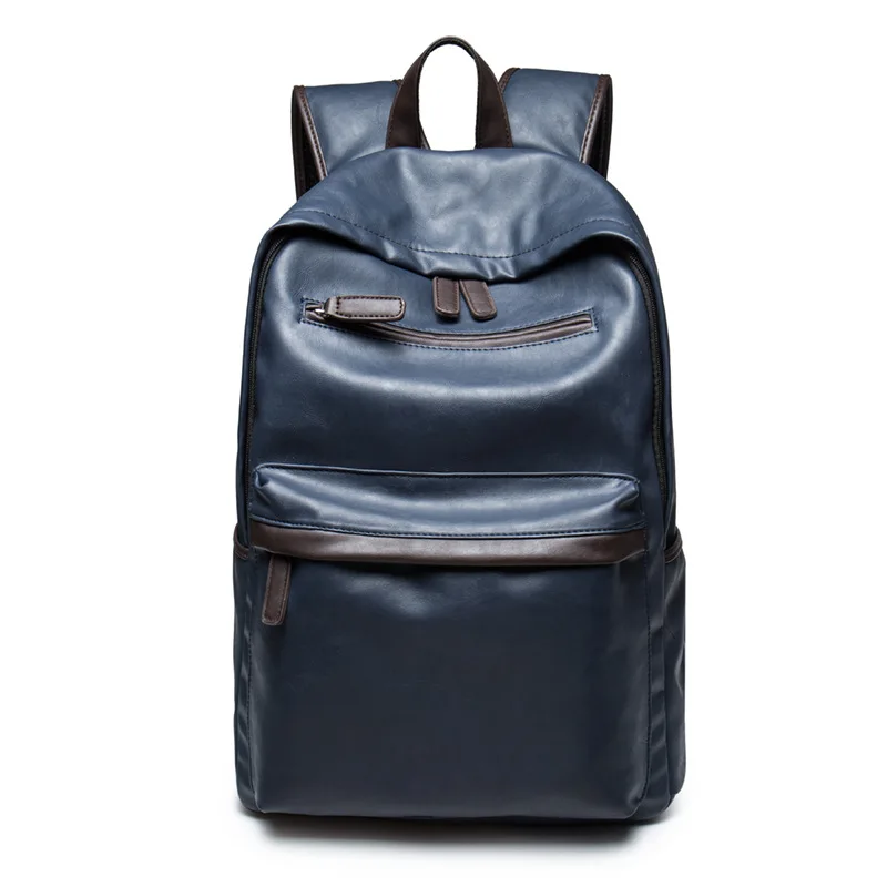 

New Backpacks Men Big Bags PU Leather Men's Shoulder Bags Fashion Men Business Casual School Boys Vintage Men Backpack Daypacks