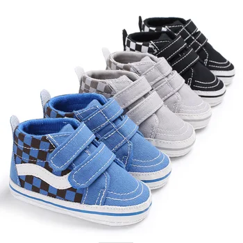 

Newbo Baby Boys Shoes Higrnh Top Sneakers Mix Colors First Walker Infant Toddler Soft Sole No-slip Prewalkers