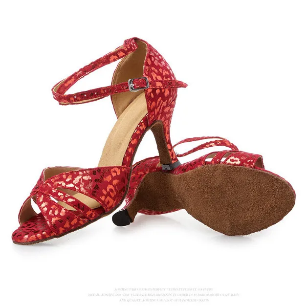 Damen Schuhe женские сандалии для девочек профессиональные купоны для скидки Сальса 6 см/7,5 см/8,5 см бальные туфли для латинских танцев