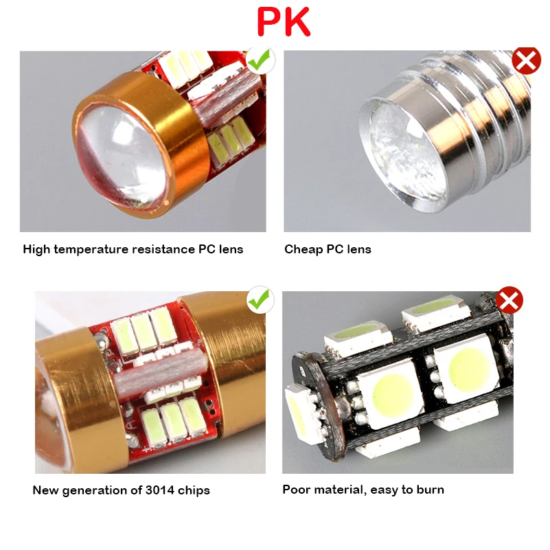 2x LED Canbus T10 W5W 3014 27SMD автомобильные лампы габаритная подсветка для Skoda Octavia A5 A7 2 Fabia