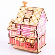 DIY Model toys 3D Wooden Puzzle French Cafe Wooden Kits Model Educational Puzzle Game Assembling Toys Gift for Kids Adult P11 цена DIY Model toys 3D Wooden Puzzle French Cafe Wooden Kits Model Educational Puzzle Game Assembling Toys Gift for Kids Adult P11 цены онлайн