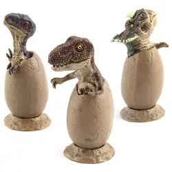 3 комплекта динозавров модель ручной работы половина вылупился яйцо динозавра модель с пьедестала