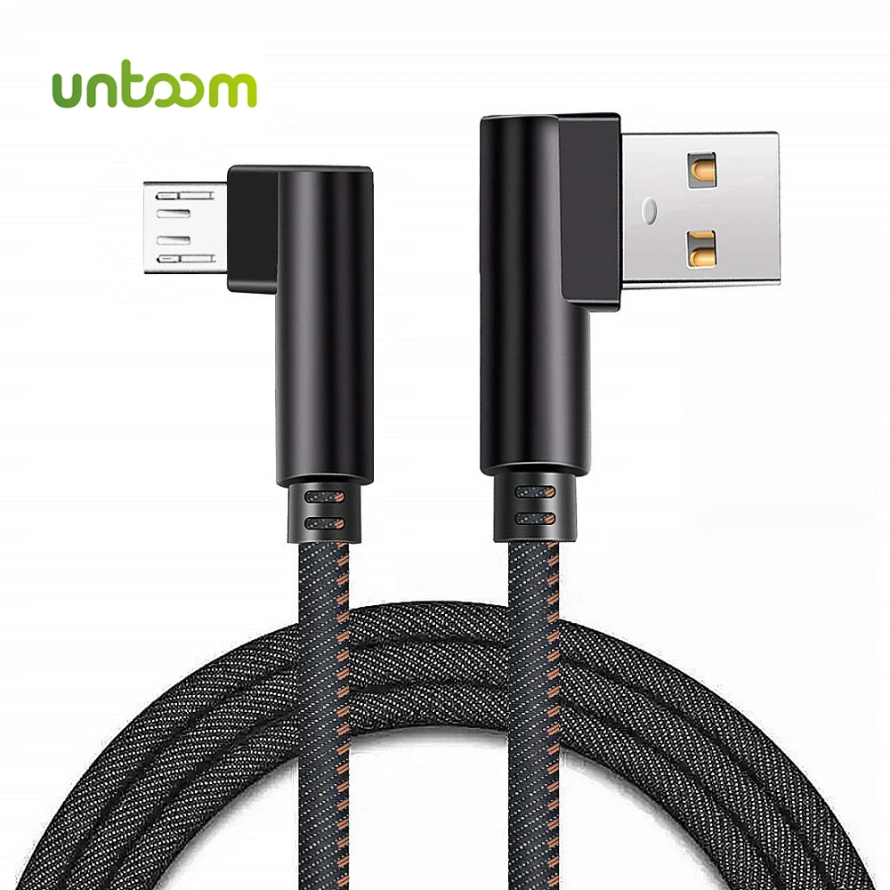 Untoom Micro USB кабель для быстрой зарядки для Xiaomi Redmi huawei samsung Galaxy S6 2 м USB линия передачи данных для Android Быстрый Кабель зарядного устройства