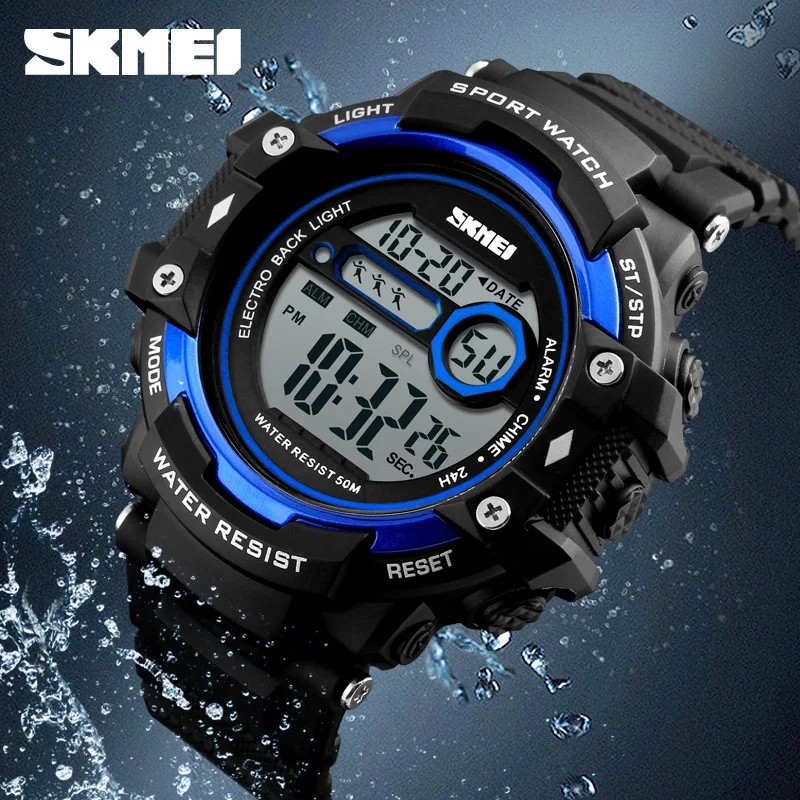 SKMEI Brand Compass Watches Men 5ATM Water Proof Outdoor Digital Sports Watches Male EL Backlight Electronic Wrist Watches 1325
SKMEI Brand Compass Watches Men 5ATM Water Proof Outdoor Digital Sports Watches Male EL Backlight Electronic Wrist Watches 1325