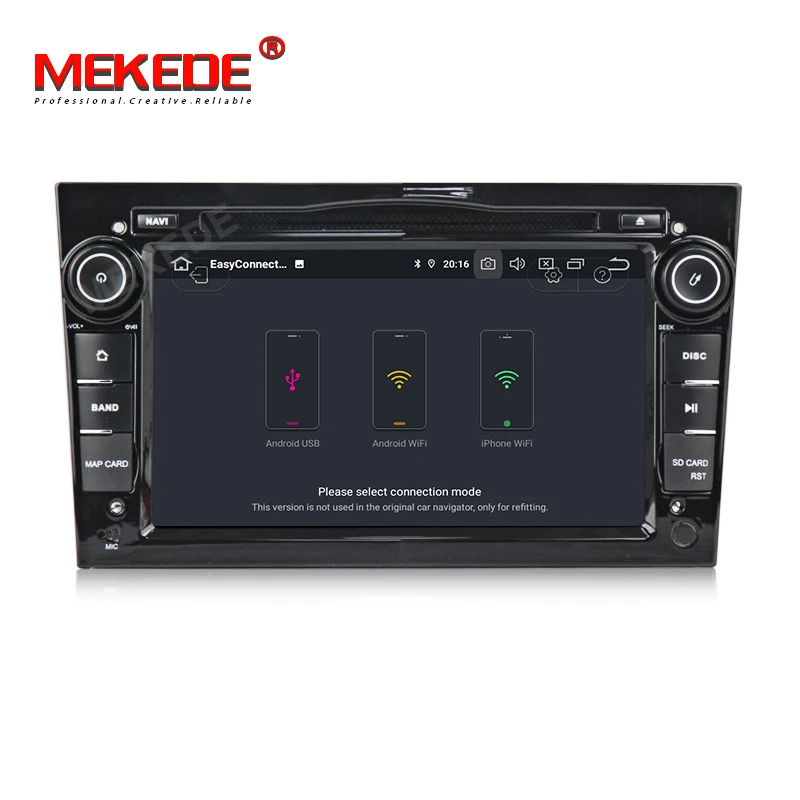 Top MEKEDE IPS DSP 2 Din Car Radio Android 9.0 Car DVD Player For Opel Corsa Vectra C D Meriva Vivaro Tigra Radio GPS Navi 16G map 4
