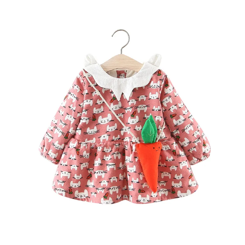 

Kids Dresses for Girls Autumn Winter Baby Girls Dresses Long Sleeve Toddler Dress Fashion Baby Clothing