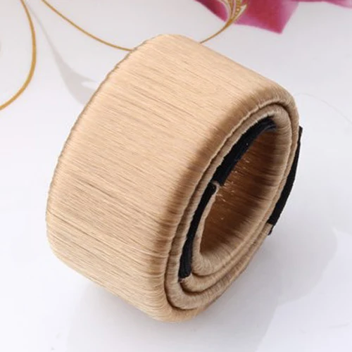 Hair Bun Maker M MISM 8,46 дюйма/21 см для женщин и девочек французский Грация бублик для волос пучок производитель бигуди диск Ролик DIY для укладки волос инструменты аксессуары - Цвет: Hair Bun Maker