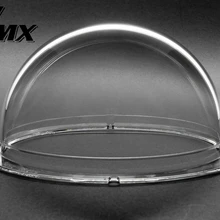 JMX 4 дюйма акрил Крытый/Открытый CCTV Замена прозрачный корпус для купольной камеры безопасности купольная камера корпус