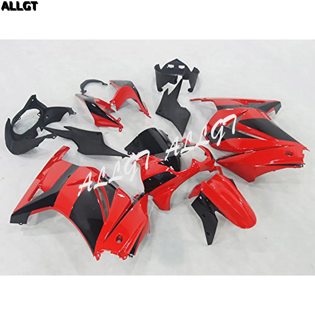 ABS Injection Fairing Kits Plastic Set for 08 09 10 11 12 Kawasaki Ninja 250R EX250 (2008-2012) - Red Black ABS Injection Fairing Kits Plastic Set for 08 09 10 11 12 Kawasaki Ninja 250R EX250 (2008-2012) - Red Black