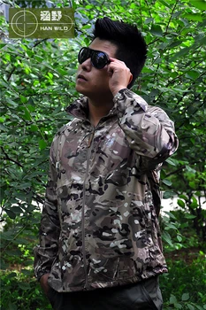 

military tactical jacket for men seal skin clothing sunscreen ultra-thin breathable waterproof outdoor speed drying UV CP