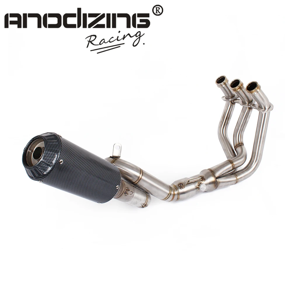 Motorcycle Modified Stainless Steel Full System Connecting pipe FOR YAMAHA FZ-09 MT-09 FZ 09 MT 09 2014-2018 with Muffler Motorcycle Modified Stainless Steel Full System Connecting pipe FOR YAMAHA FZ-09 MT-09 FZ 09 MT 09 2014-2018 with Muffler