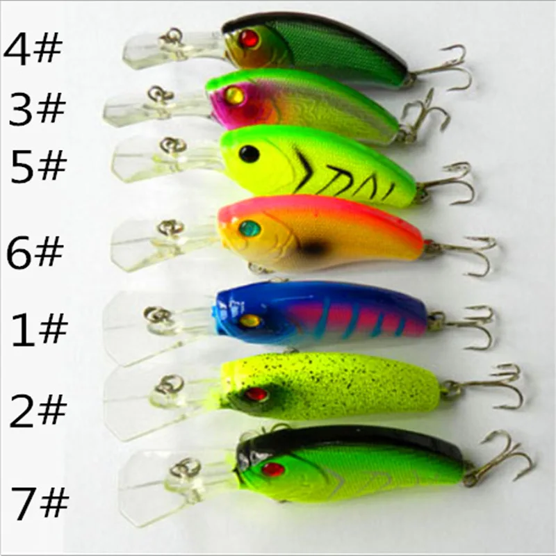 Fishing Crank Bait Lure Fresh Water Small Rock Fat Fish Artificial Hard Bait 11.8Gbait box