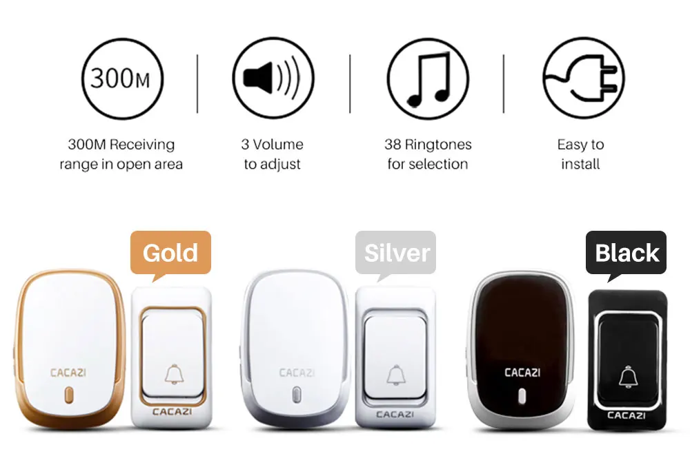 Chime Wireless Doorbell (2)