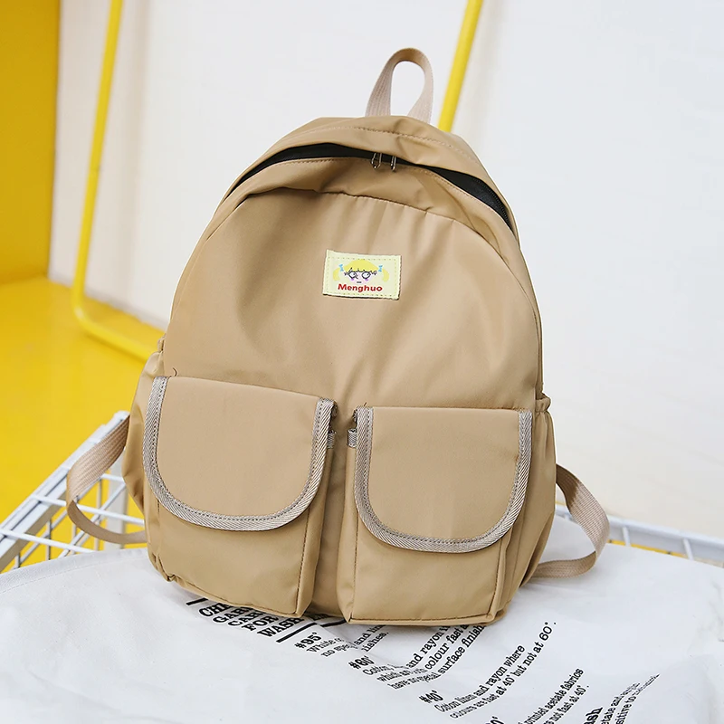 MENGHUO Women Backpacks for School Teenagers Girls Preppy Style School Bag Ladies Soft Fabric Backpack Female Book bag Mochilas (18)