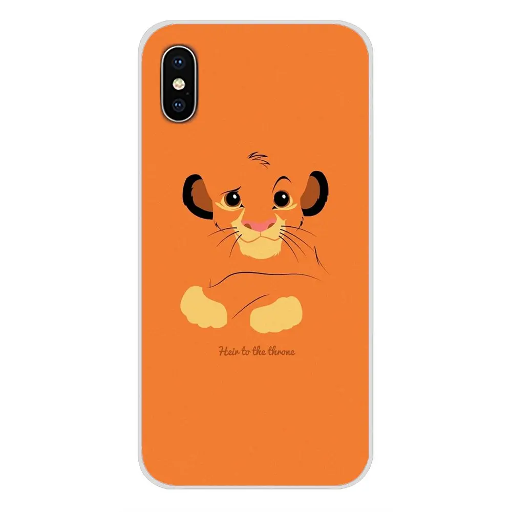 Прозрачный ТПУ чехол Simba смешное лицо Король Лев цветочный для Apple iPhone X XR XS MAX 4 4S 5 5S 5C SE 6 6S 7 8 Plus ipod touch 5 6 - Цвет: images 9