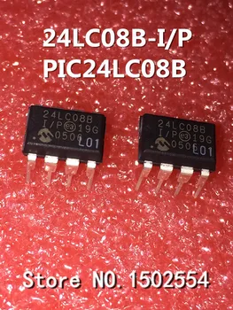 

50PCS/LOT NEW 24LC08B-I/P PIC24LC08B-I/P DIP-8 IC EEPROM 8KBIT 400KHZ