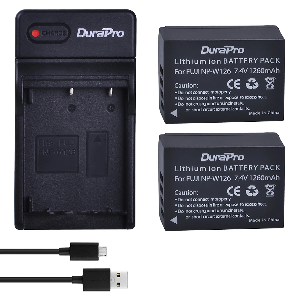 Aliexpress.com : Buy 2pcs NP W126 NP W126 1260mAh Battery