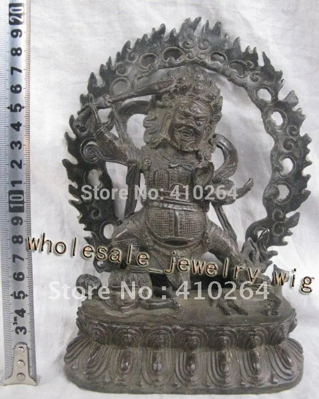 

large Buddhism Buddhist Counteract evil force to decline evil bronze statue