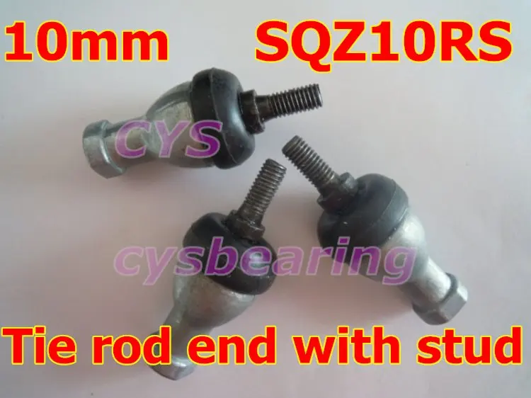 10mm SQZ10RS M10x1.5 spherical plain bearing rod ends with ball stud