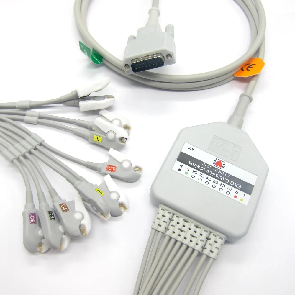 

HP EKG cable with 10 leadwires Popular EKG CABLE CLIP