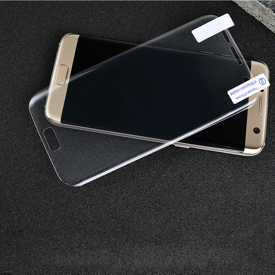 

3D Curved Soft Screen Protecor For Samsung Galaxy S7 Edge S6 S8 Plus Note 8 9 Full Cover Flim PET Protectiv Cases ( Not Glass )
