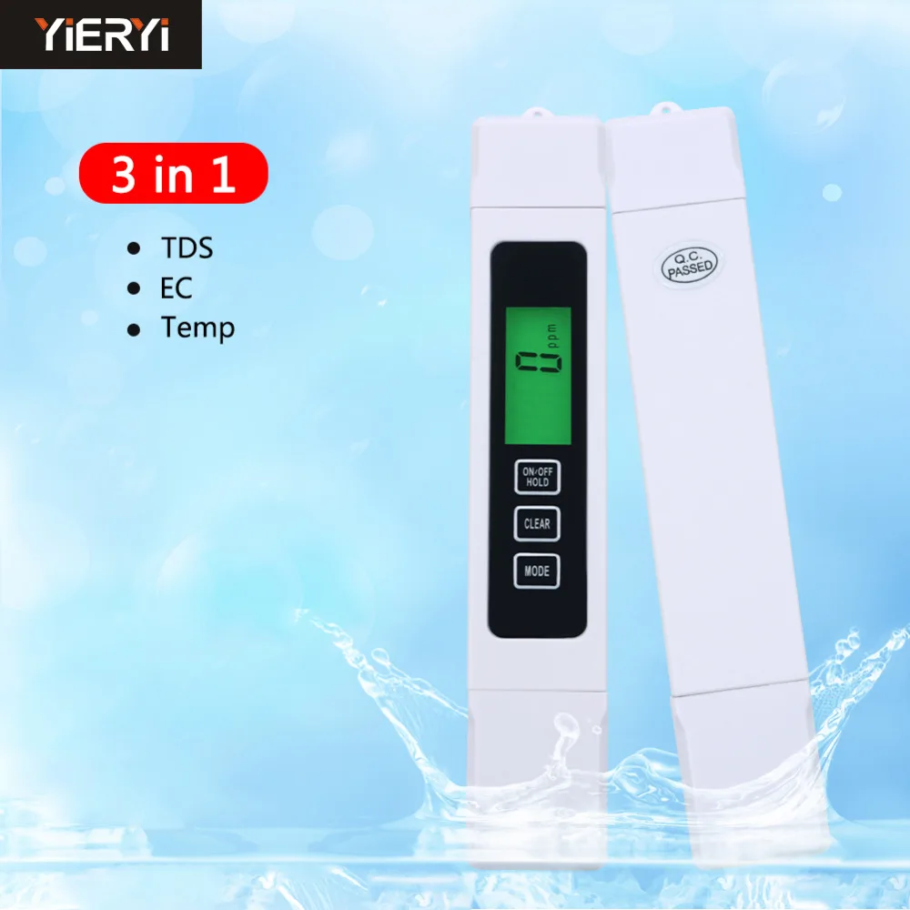 TDS Portable Pen Water Quality Tester TDS Test Pen Conductivity Pen EC