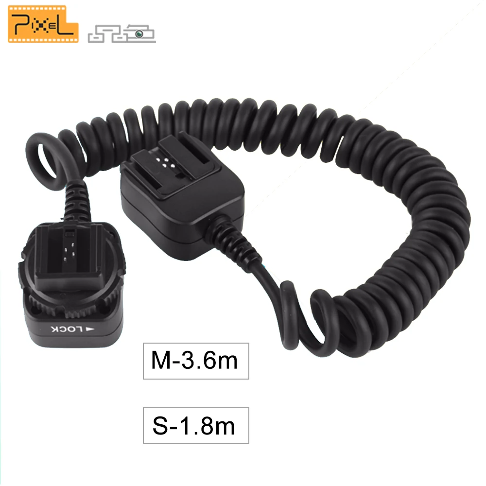 

Pixel FC-313 S/M/L TTL Off-Camera Flash Sync Extension Cord Flashgun Cable For Sony a900 a850 a700 a550 a500 a450 a350 a330