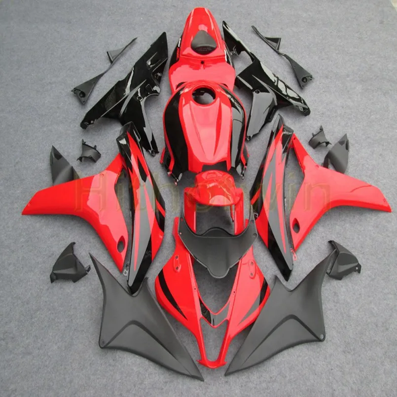 C Пользовательские Обтекатели мотоцикла для HONDA CBR600RR 2007-2008 мотор панели+ винты+ литьевая форма красный зеленый - Цвет: C