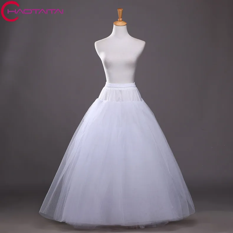 4 layers Tulle Hot Underskirt Slip Wedding Accessories Chemise Without