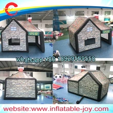 Воздуха до двери, 6*4*5 mH/20*13* 16.5ftH надувной домик дом, надувной тент для вечеринок, надувные Ирландский Паб Бар