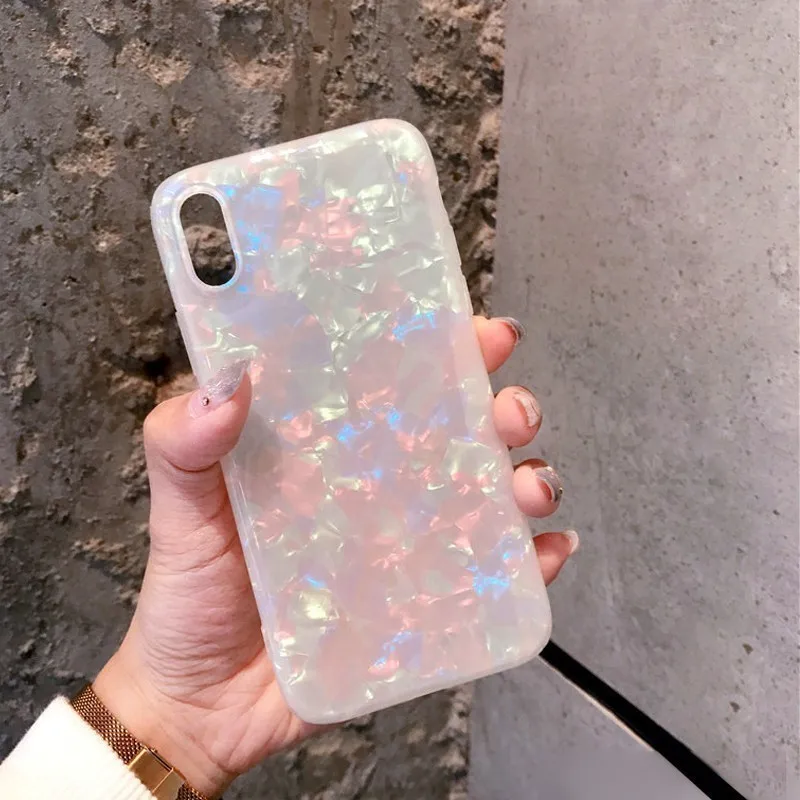 

Case For Iphone XR Case Iphone 7 X XS MAX Phone Case Luxury Shell Pattern Soft Cover For Apple Iphone 6 6s 8 Plus Official Coque