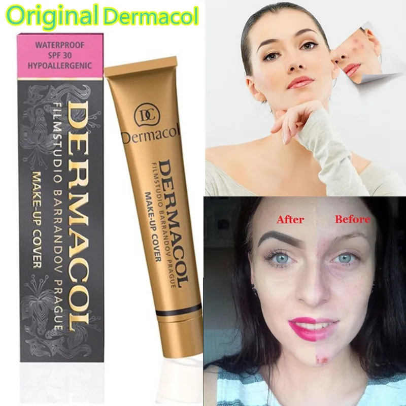 2 шт. Dermacol покрытие для макияжа подлинный 100% 30 г основа консилера