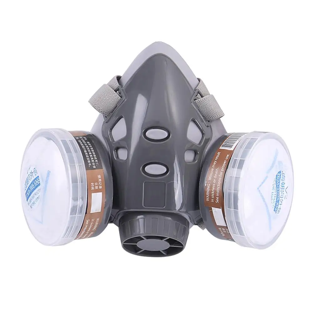 

1Set 308 Full Face Respirator Dust Gas Mask for Painting Spray Pesticide Chemical Smoke Fire Protection