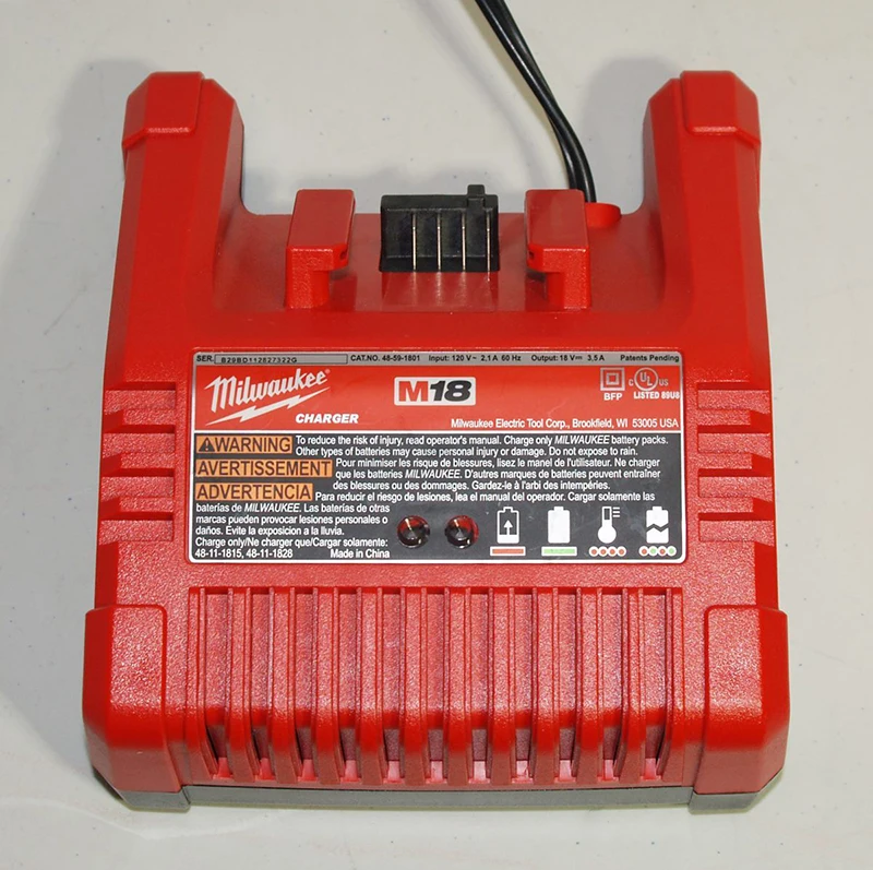 milwaukee m18 battery and charger