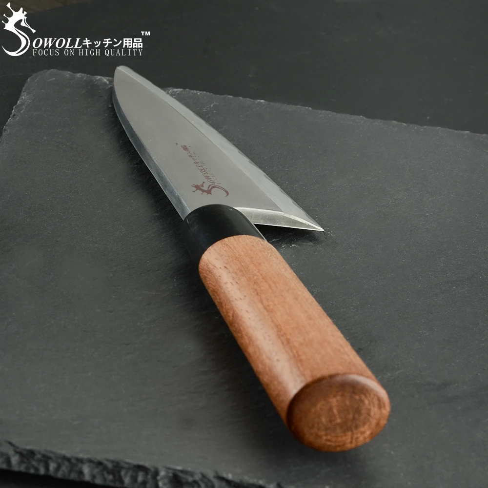 SOWOLL японский лосось ножи для суши шеф повара Кухня из нержавеющей стали Sashimi