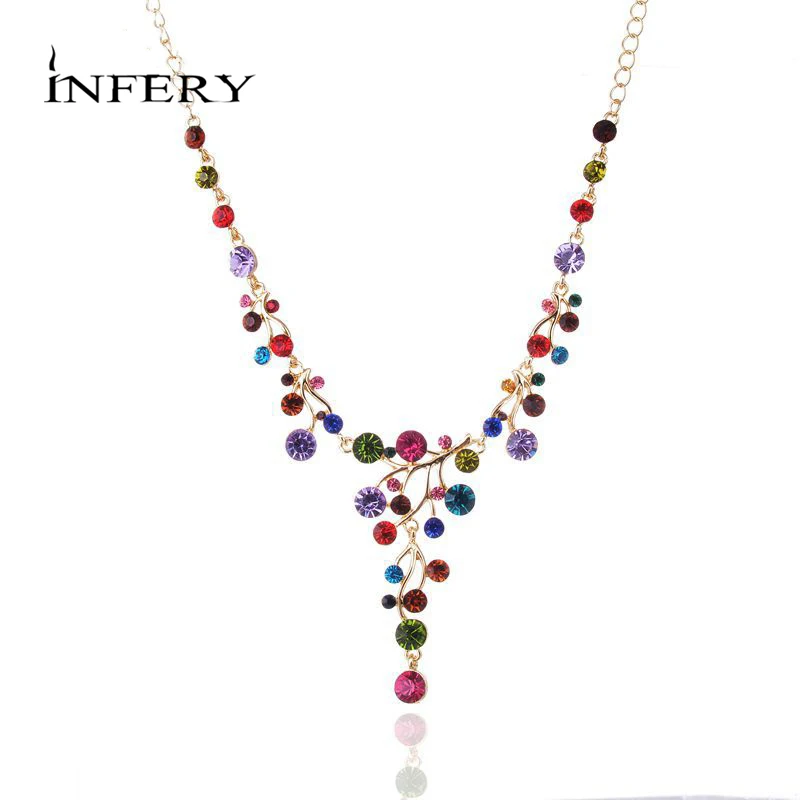 

Vintage Natural Stone Necklace for Women Fashion Jewelry Crystal Necklaces Y Shape Necklace Collares Mujer 2N696