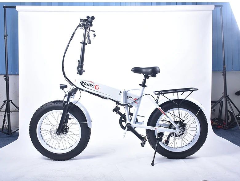 Sale Electric bike 20" 4.0 inch Aluminum Foldable electric Bicycle 48V10.4A 350W Electric Fat Tire ebike Mountain/Snow Powerful ebike 31