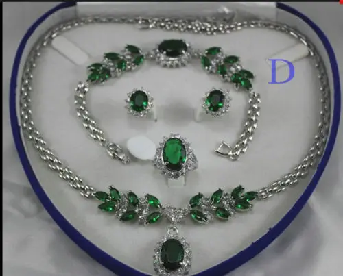

FREE shipping>> Bridal Fashion Jewellery "Women 's Necklace Bracelet Earring Ring Set more coAAA