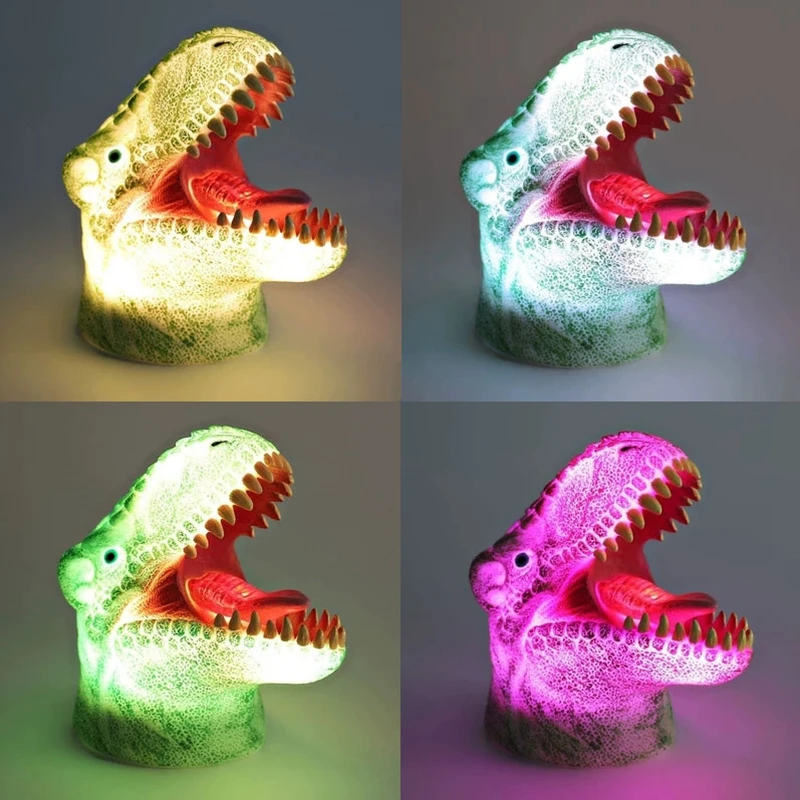 3D Dinosaur Creative Glow Colorful Children's Night Lights Bar Decoration Lamp Colorful Change light New Year Kid Toy lamp (4)