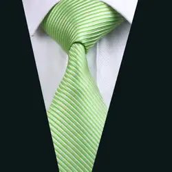 LD-858 Новое поступление бренд Для мужчин галстук 100% Шелковый Классический Полосатый жаккардовые галстук Gravata для официальных Свадебная