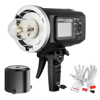 

Godox AD600BM 600W Outdoor Flash GN87 HSS 1/8000s Built-in with 8700mAh Battery Bowens Mount For Outdoor Shoot CD50Y