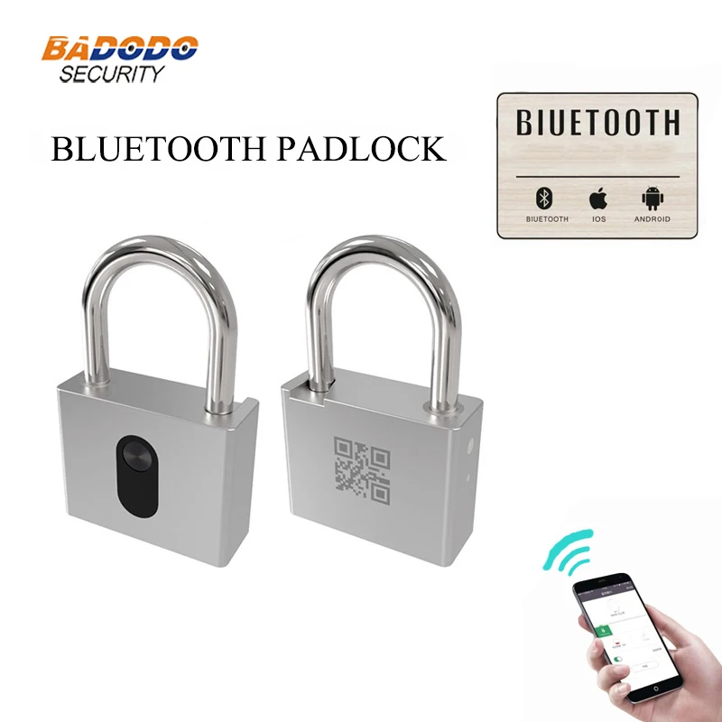 Waterproof Keyless Bluetooth Smart Padlock Anti Theft Ios Android