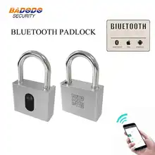 Waterproof Keyless Bluetooth Smart Padlock Anti Theft Ios Android
