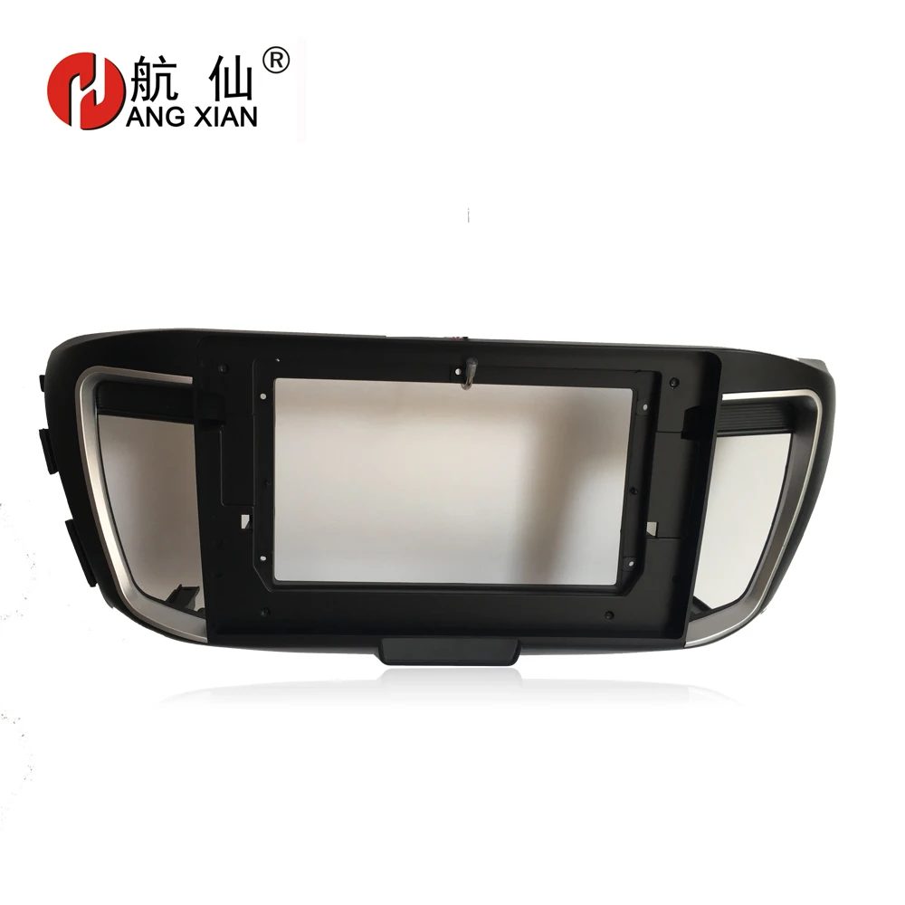 

HANGXIAN 2Din Car Radio Fascia frame for Honda Accord 9 2.4 Car DVD player Panel Dash Kit Installation Frame Trim Bezel