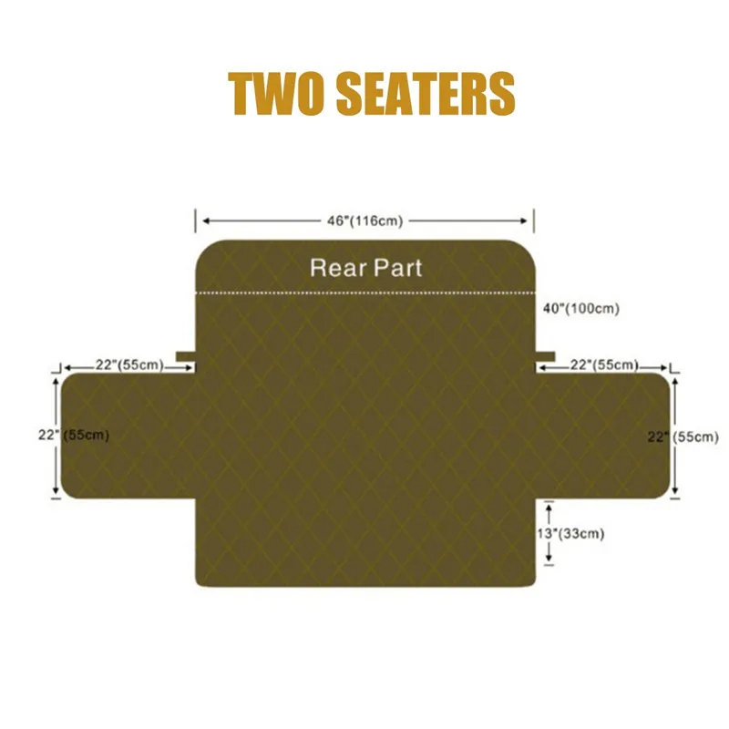 Водонепроницаемый 1/2/3 сиденья секционные Стеганный диван крышка Анти-скольжения диван стул протектор коврик для домашних животных собак чехлов коврик для Гостиная
