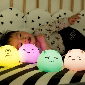 

Night Light Cute LED Night Lights Lamp Lighting for Babyroom Kids Stair Children's Room Cartoon Home Decoration LED Lights